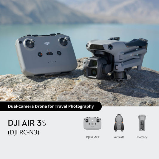 DJI Air 3S Next-Gen Smart RTH Drone 10km Video Transmission with Camera Prosumer Drones for Remote and App Control Elite