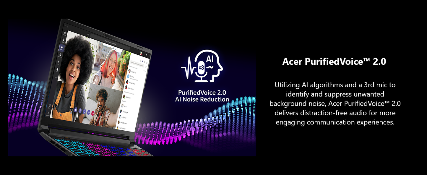 Acer Nitro V 16S AI Gaming Laptop | AMD Ryzen 7 260 Processor | NVIDIA GeForce RTX 5060 Laptop GPU (572 AI Tops) | 16" WUXGA IPS 180Hz Display | 32GB DDR5 | 1TB Gen 4 SSD | Wi-Fi 6 | ANV16S-41-R2AJ Elite