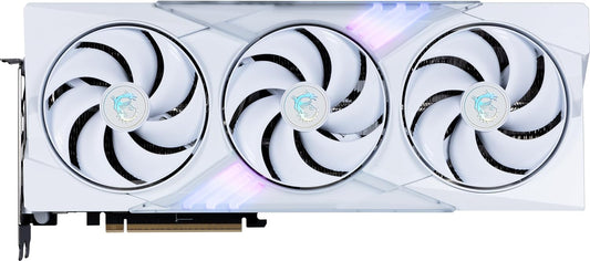 MSI Gaming RTX 5070 TI 16G Gaming Trio OC White Graphics Card (16GB GDDR7, 256-bit, Extreme Performance: 2580 MHz, DisplayPort x 3 2.1a, HDMI 2.1b, NVIDIA Blackwell Architecture) Elite
