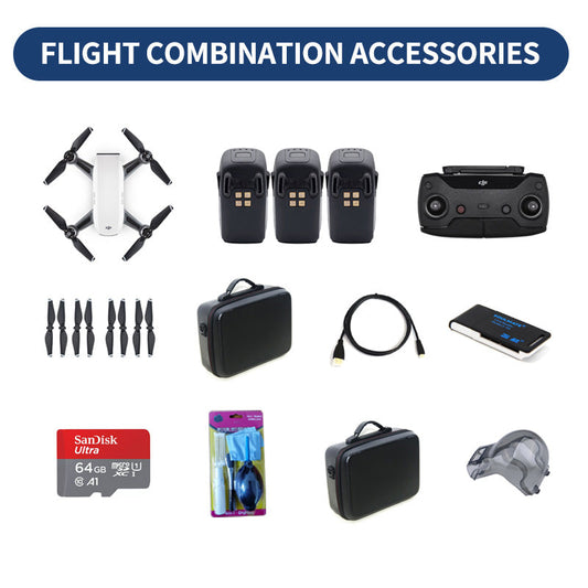 Original DJI Xiao SPARK 1080p HD Quadcopter Aerial Photography UAV Flight Combination Elite