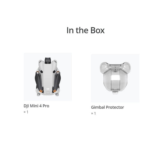 DJI Mini 4 Pro Replacement Aircraft Unit (Excludes Remote, Battery, Accessories) Elite