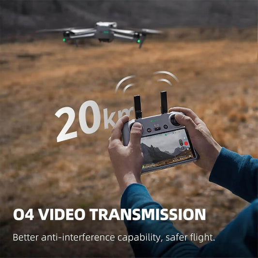 DJI RC 2, Remote Controller with Next-Gen Processor, 20km O4 Transmission, 5.5-inch FHD Screen,, Smart Controller for Drones Elite