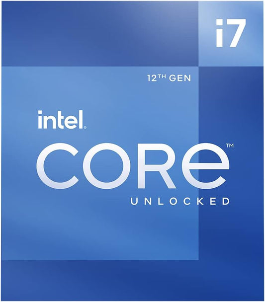Intel Core i7-12700K Gaming Desktop Processor with Integrated Graphics and 12 (8P+4E) Cores up to 5.0 GHz Unlocked LGA1700 600 Series Chipset 125W Elite