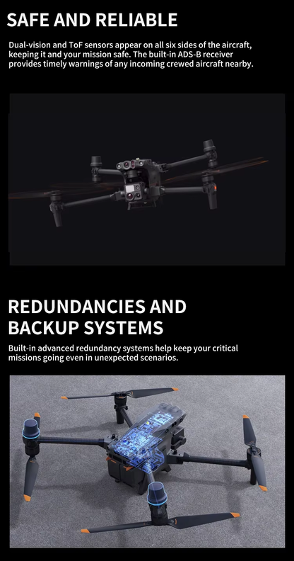 DJI M30T DJI Matrice 30T Drone With 4K HD Thermal Camera Laser Rangefinder Sensor 40+ Min Flight Time Long Distance GPS RC UAV Elite