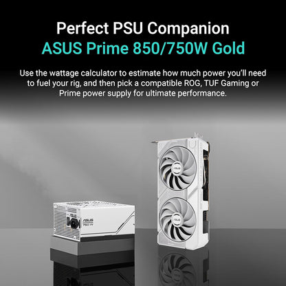 ASUS Dual GeForce RTX™ 5060 8GB GDDR7 White Edition (PCIe 5.0, 8GB GDDR7, DLSS 4, HDMI 2.1b, DisplayPort 2.1b, 2.5-Slot, Axial-tech Fan Design, 0dB Technology, Dual BIOS and More) Elite