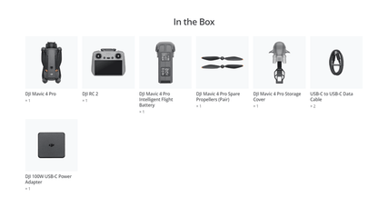 DJI Mavic 4 Pro 48MP Camera 50x Zoom Low Light Performance OcuSync 3.0 for Professional Filming Global Version Elite