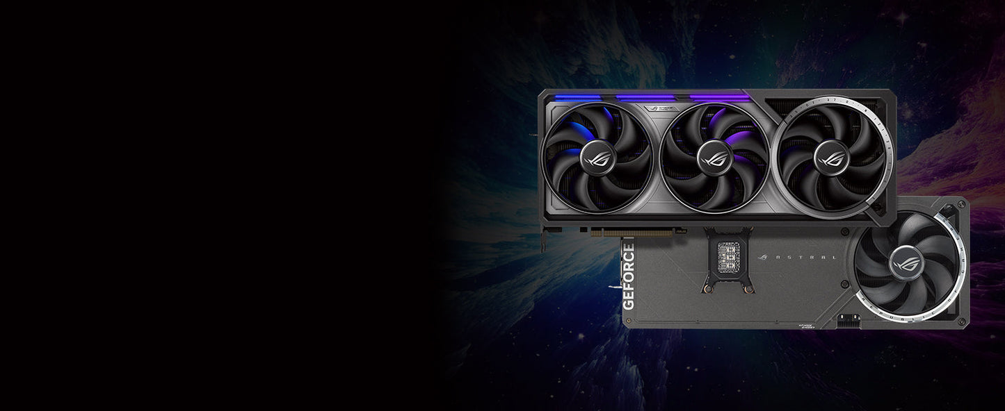 ASUS ROG Astral GeForce RTX™ 5080 OC Edition Gaming Graphics Card (PCIe® 5.0, 16GB GDDR7, HDMI®/DP 2.1, 3.8-Slot, 4-Fan Design, Axial-tech Fans, Patented Vapor Chamber, Phase-Change GPU Thermal pad) Elite