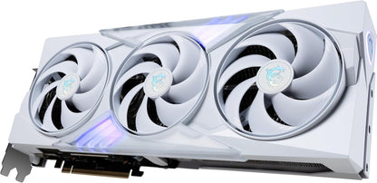 MSI Gaming RTX 5070 TI 16G Gaming Trio OC White Graphics Card (16GB GDDR7, 256-bit, Extreme Performance: 2580 MHz, DisplayPort x 3 2.1a, HDMI 2.1b, NVIDIA Blackwell Architecture) Elite