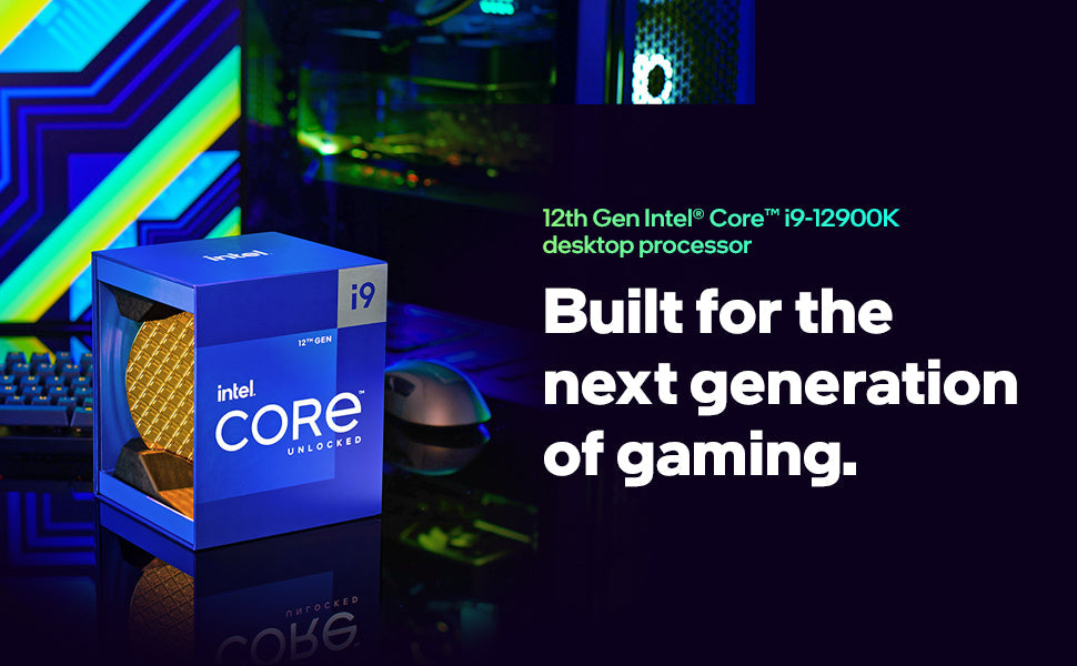 Intel Core i9-12900K Gaming Desktop Processor with Integrated Graphics and 16 (8P+8E) Cores up to 5.2 GHz Unlocked LGA1700 600 Series Chipset 125W Elite