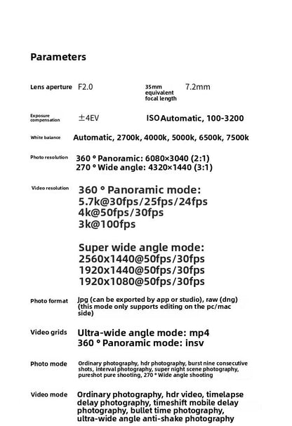 Insta360 One X2 360-Degree WaterProof Sports Action Camera with 5.7K AI Edit Live Webcam Voice Control Panoramic Features Elite