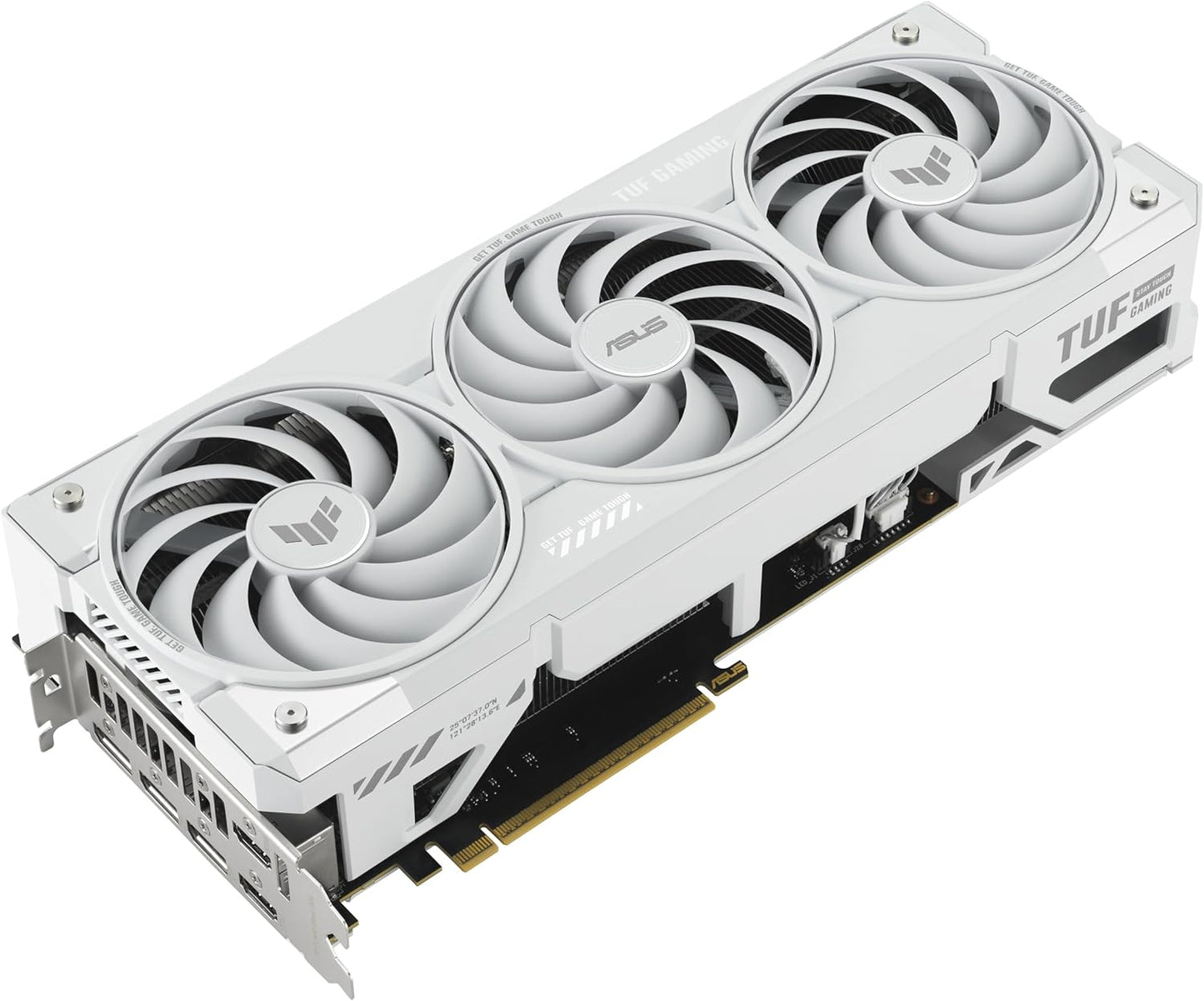 ASUS TUF Gaming GeForce RTX ™ 5070 Ti 16GB GDDR7 White OC Edition Gaming Graphics Card (PCIe® 5.0, HDMI®/DP 2.1, 3.125-slot, Military-Grade Components, Protective PCB Coating, axial-tech Fans) Elite