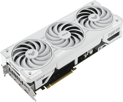 ASUS TUF Gaming GeForce RTX ™ 5070 Ti 16GB GDDR7 White OC Edition Gaming Graphics Card (PCIe® 5.0, HDMI®/DP 2.1, 3.125-slot, Military-Grade Components, Protective PCB Coating, axial-tech Fans) Elite
