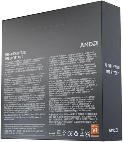 AMD Ryzen 5 7600X 6-Core, 12-Thread Unlocked Desktop Processor Elite