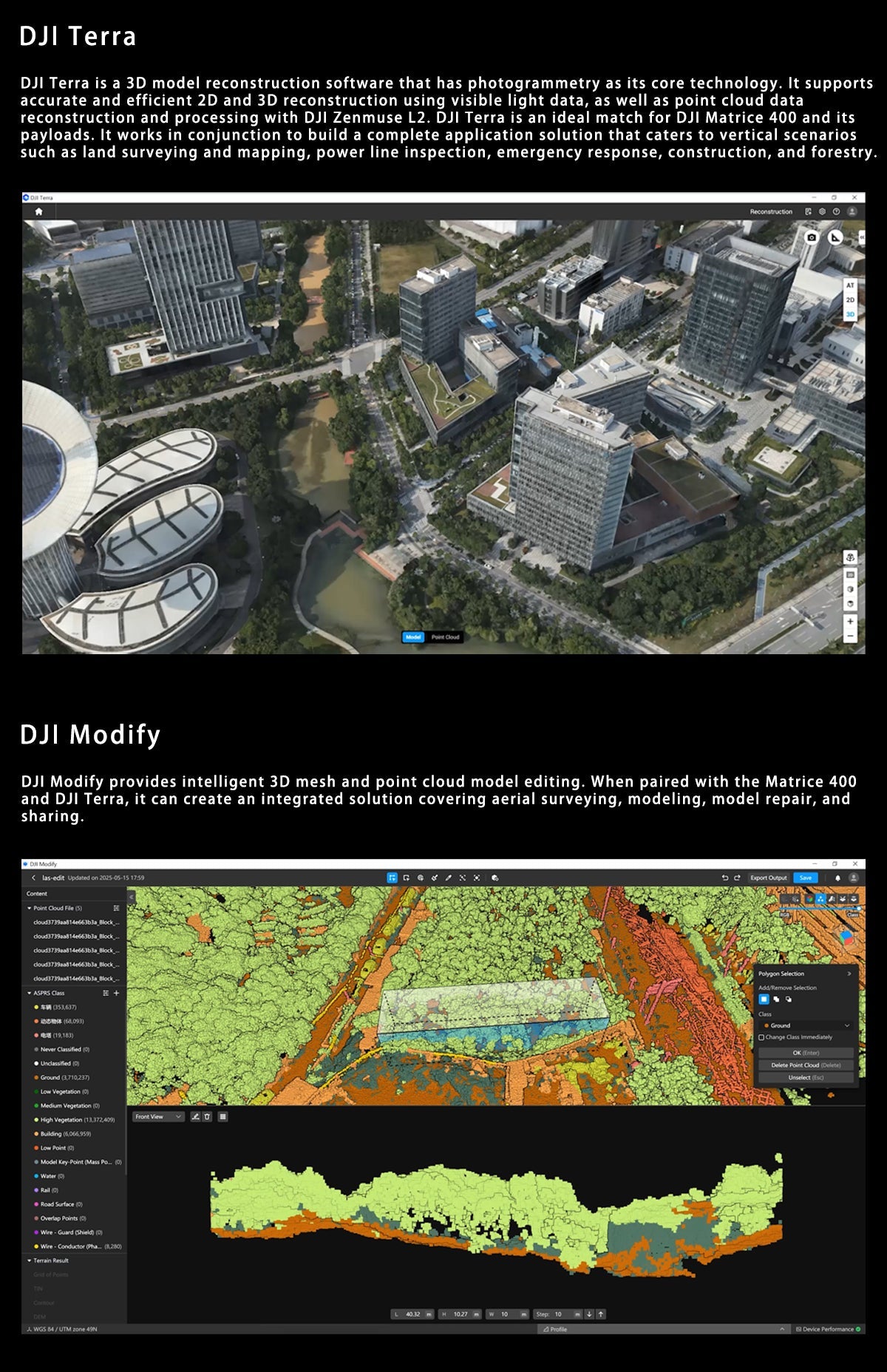 stock DJI Matrice 400 Worry-Free Plus Combo RTK Dron Support 6KG Multi-Payload With LiDdar Power-Line-Level Obstacle Sensing Elite