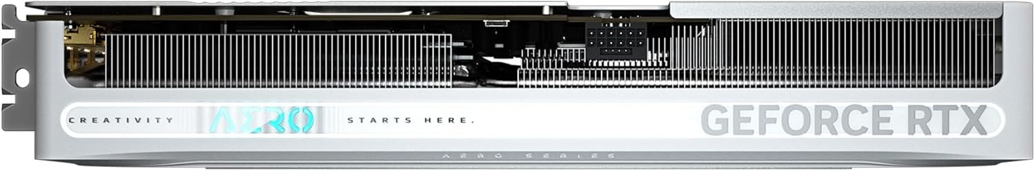 GIGABYTE GeForce RTX 5080 AERO OC SFF 16G Graphics Card, WINDFORCE Cooling System, 16GB 256-bit GDDR7, GV-N5080AERO OC-16GD Video Card Elite