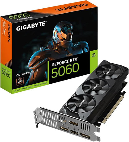 GIGABYTE GeForce RTX 5060 WINDFORCE OC 8G Graphics Card, 8GB 128-bit GDDR7, PCIe 5.0, WINDFORCE Cooling System, GV-N5060WF2OC-8GD Video Card Elite