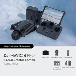 DJI Mavic 4 Pro 512GB Creator Combo (with DJI RC Pro 2, Enhanced Video Transmission) Elite