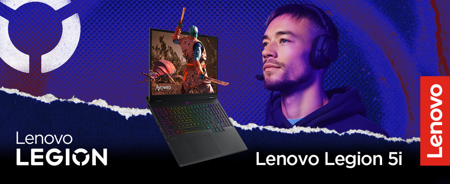 Lenovo Legion 5i – Gaming Laptop - Intel® Core™ i7-14700HX - 15" 2.5K WQXGA PureSight OLED Display–165Hz Refresh Rate–NVIDIA® GeForce RTX™ 5070 – 16 GB Memory – 1 TB Storage – 3 Months of PC GamePass Elite