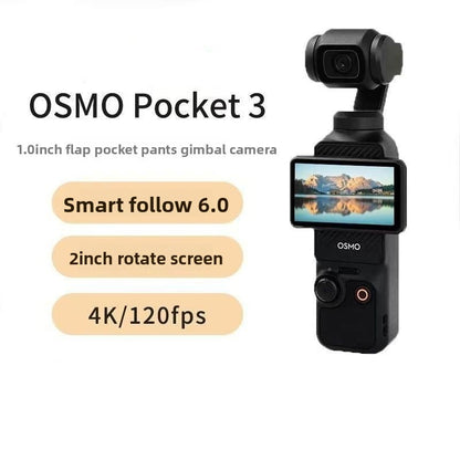 for DJI Pocket 3 Vlogging Camera 1\" CMOS 4K/120fps Video Face/Object Tracking 2\" Rotatable Touchscreen Small Video Elite