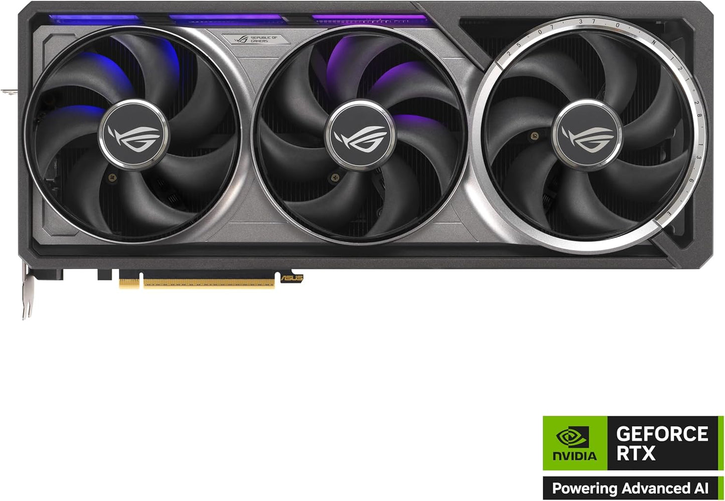 ASUS ROG Astral GeForce RTX™ 5090 OC Edition Gaming Graphics Card (PCIe® 5.0, 32GB GDDR7, HDMI®/DP 2.1, 3.8-Slot, 4-Fan Design, Axial-tech Fans, Patented Vapor Chamber, Phase-Change GPU Thermal pad) Elite