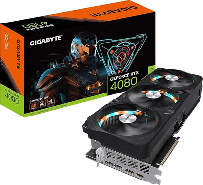 GIGABYTE GeForce RTX 5080 Gaming OC 16G Graphics Card, WINDFORCE Cooling System, 16GB 256-bit GDDR7, GV-N5080GAMING OC-16GD Video Card Elite
