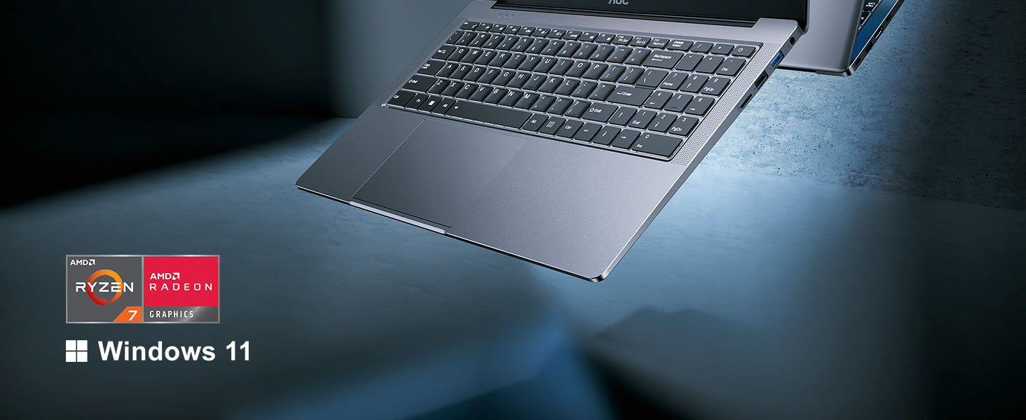 2025 AMD Laptop Computer with Ryzen 7 5700U (8C/16T, Up to 4.3GHz) Ryzen Laptop With Radeon RX Vega 8 Graphics Laptop 16GB RAM 512GB NVMe SSD, Win 11, 16.1 FHD Display, WiFi 6,53Wh Battery,HDMI,Webcam Elite