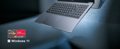 2025 AMD Laptop Computer with Ryzen 7 5700U (8C/16T, Up to 4.3GHz) Ryzen Laptop With Radeon RX Vega 8 Graphics Laptop 16GB RAM 512GB NVMe SSD, Win 11, 16.1 FHD Display, WiFi 6,53Wh Battery,HDMI,Webcam Elite
