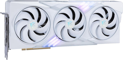 MSI Gaming RTX 5070 TI 16G Gaming Trio OC White Graphics Card (16GB GDDR7, 256-bit, Extreme Performance: 2580 MHz, DisplayPort x 3 2.1a, HDMI 2.1b, NVIDIA Blackwell Architecture) Elite