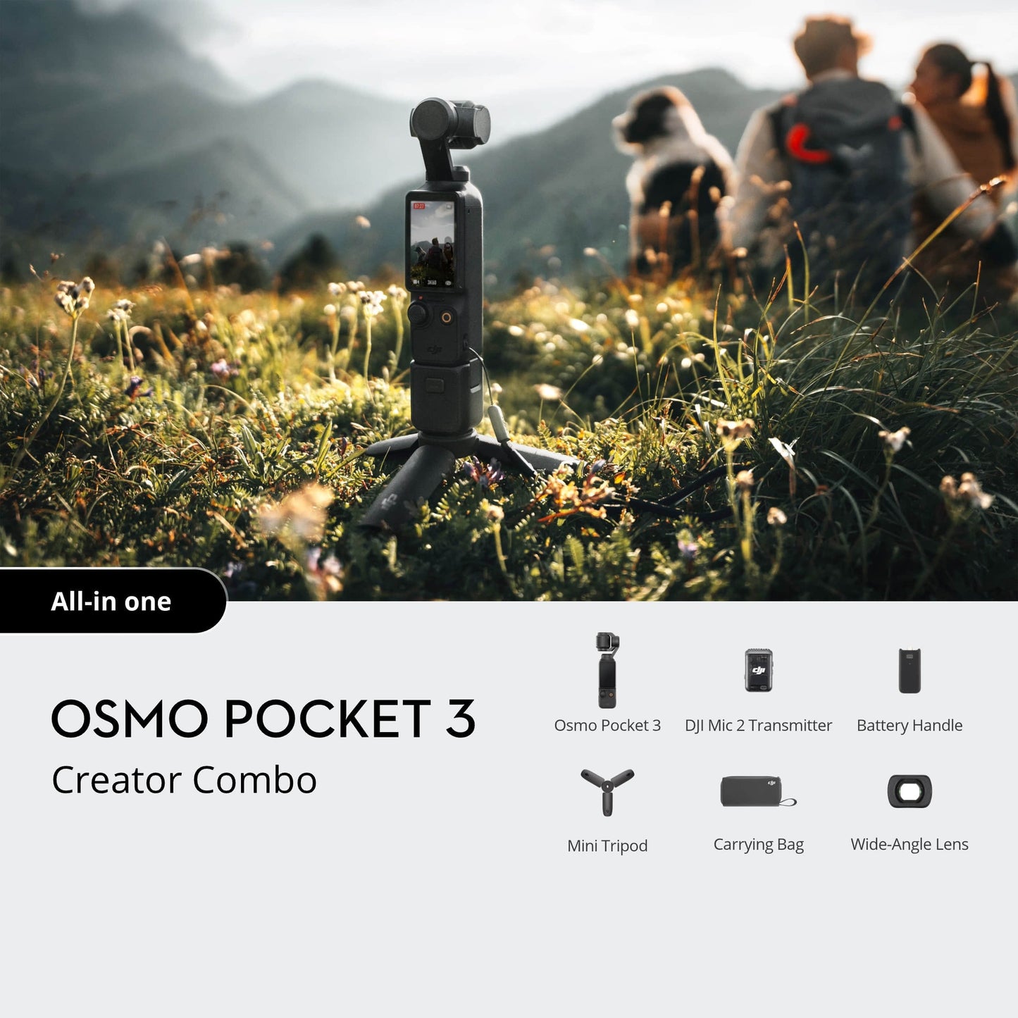 DJI Osmo Pocket 4K Mini Video Camera 3-Axis Gimbal 3-Axis Stabilized Pocket 3 Elite