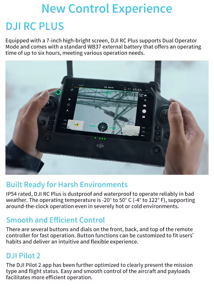 Global DJI Matrice 350 RTK Matrice 300 RTK DJI Mavic 3 Enterprise 55-Min Max Flight Time Mavic 3T 3E Mavic 3 Fly More Combo Elite