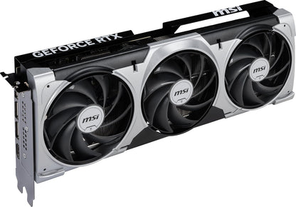 MSI Gaming RTX 5070 12G Ventus 3X OC Graphics Card (12GB GDDR7, 192-bit, Extreme Performance: 2557 MHz, DisplayPort x3 2.1a, HDMI 2.1b, NVIDIA Blackwell Architecture) Elite