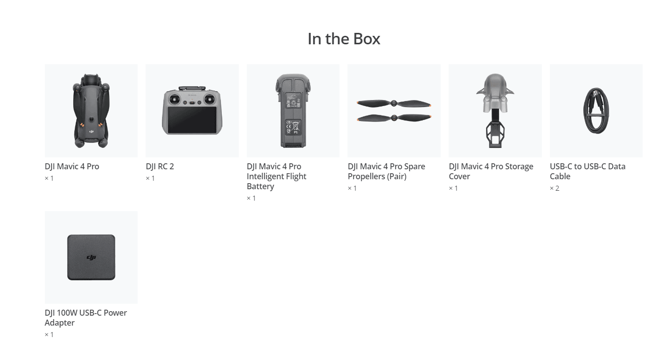 DJI Mavic 4 Pro 48MP Camera 50x Zoom Low Light Performance OcuSync 3.0 for Professional Filming Global Version Elite