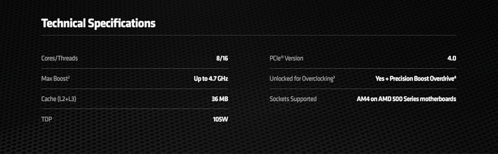 AMD Ryzen 7 5800X 8-core, 16-thread unlocked desktop processor Elite