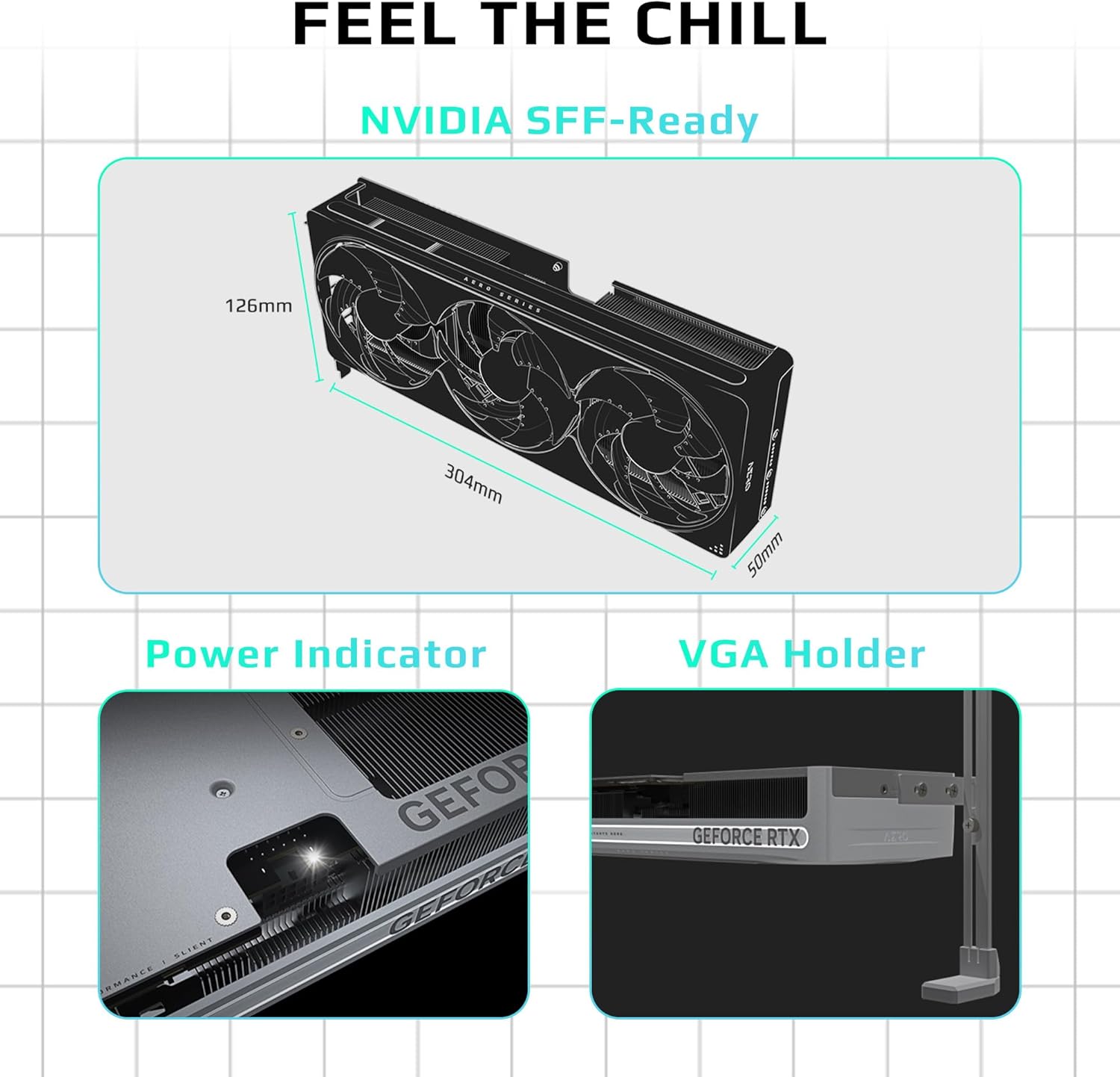 GIGABYTE GeForce RTX 5080 AERO OC SFF 16G Graphics Card, WINDFORCE Cooling System, 16GB 256-bit GDDR7, GV-N5080AERO OC-16GD Video Card Elite