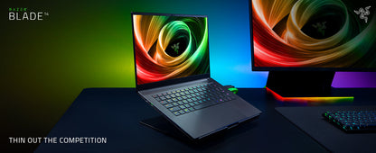 Razer Blade 14 (2025) Gaming Laptop: NVIDIA GeForce RTX 5070 - AMD Ryzen AI 9 365 CPU - 3K 120Hz OLED Display - 64GB LPDDR5X RAM - 2TB SSD - Thin & Lightweight - Chroma RGB - Windows - Black Elite