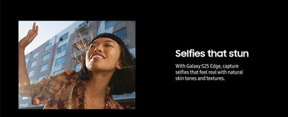 SAMSUNG Galaxy S25 Edge Phone, 512 GB AI Smartphone, Unlocked Android, Night Video, Fast Processor, ProScaler Display, All-Day Battery, 2025, US 1 Yr Manufacturer Warranty, Titanium JetBlack Elite