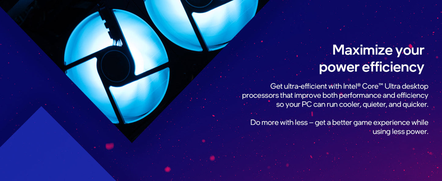 Intel Core Ultra 7 Desktop Processor 265K - 20 cores (8 P-cores + 12 E-cores) up to 5.5 GHz Elite