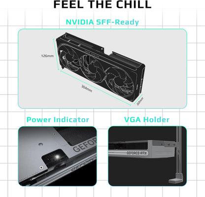 GIGABYTE GeForce RTX 5080 AERO OC SFF 16G Graphics Card, WINDFORCE Cooling System, 16GB 256-bit GDDR7, GV-N5080AERO OC-16GD Video Card Elite