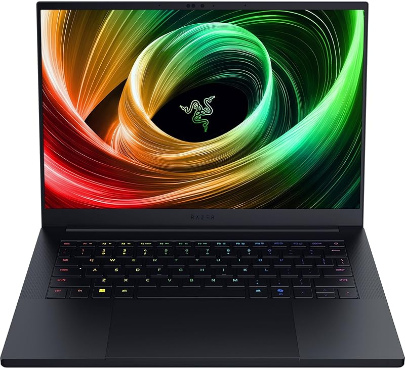 Razer Blade 14 (2025) Gaming Laptop: NVIDIA GeForce RTX 5070 - AMD Ryzen AI 9 365 CPU - 3K 120Hz OLED Display - 64GB LPDDR5X RAM - 2TB SSD - Thin & Lightweight - Chroma RGB - Windows - Black Elite