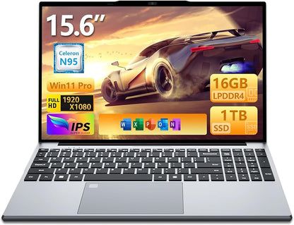16 Inch Laptop Computer, FHD IPS 1200p Screen, Gaming Laptop i5 (Up to 3.6GHz) for 16GB LPDDR4 RAM 1TB SSD, 180 Angle Open WiFi 5 HDMI Backlit Keyboard UHD Graphics 617 with Numeric Keypad Elite