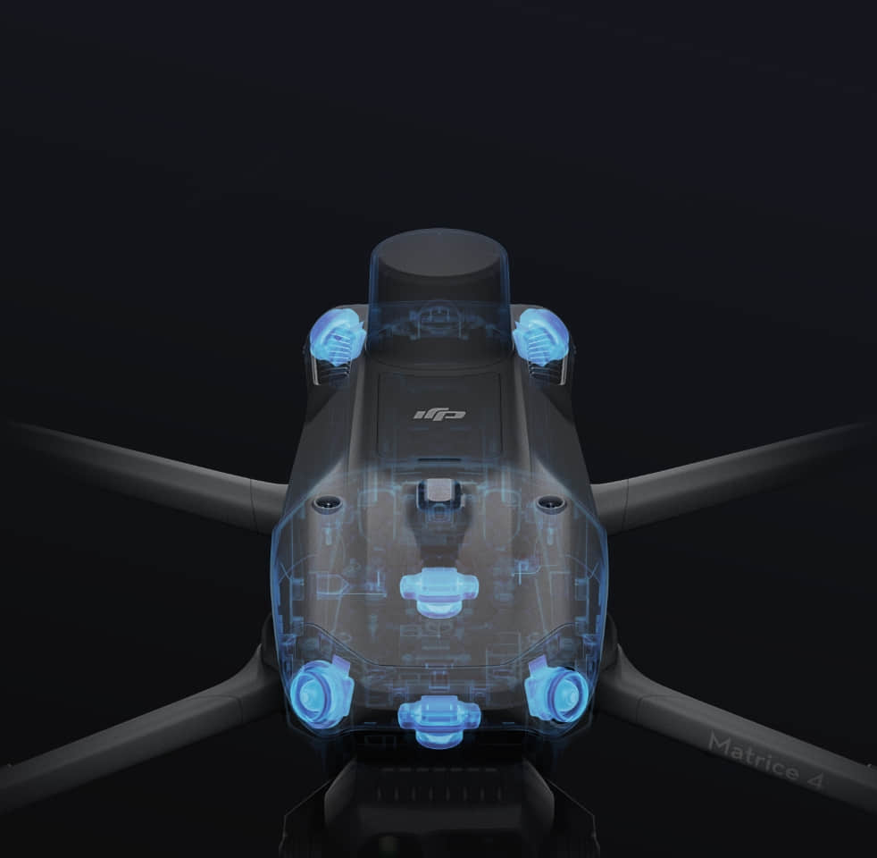 New DJI Matrice 4T Drone with 48MP Thermal and 48MP Wide-Angle Camera NIR Auxiliary LED Lights Plastic Material App Controlled Elite