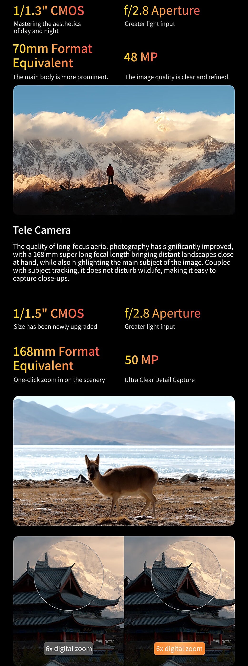 DJI  Mavic 4 Pro Combo (RC 2) O4+ 10-bit 30km HDR Video Transmission 70° Upward Shots 360° Rotation Dynamic Camera Elite