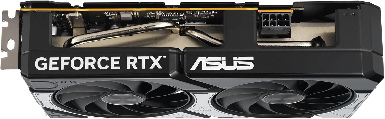ASUS Dual GeForce RTX™ 5060 8GB GDDR7 OC Edition (PCIe 5.0, 8GB GDDR7, DLSS 4, HDMI 2.1b, DisplayPort 2.1b, 2.5-Slot Design, Axial-tech Fan Design, 0dB Technology, and More) Elite