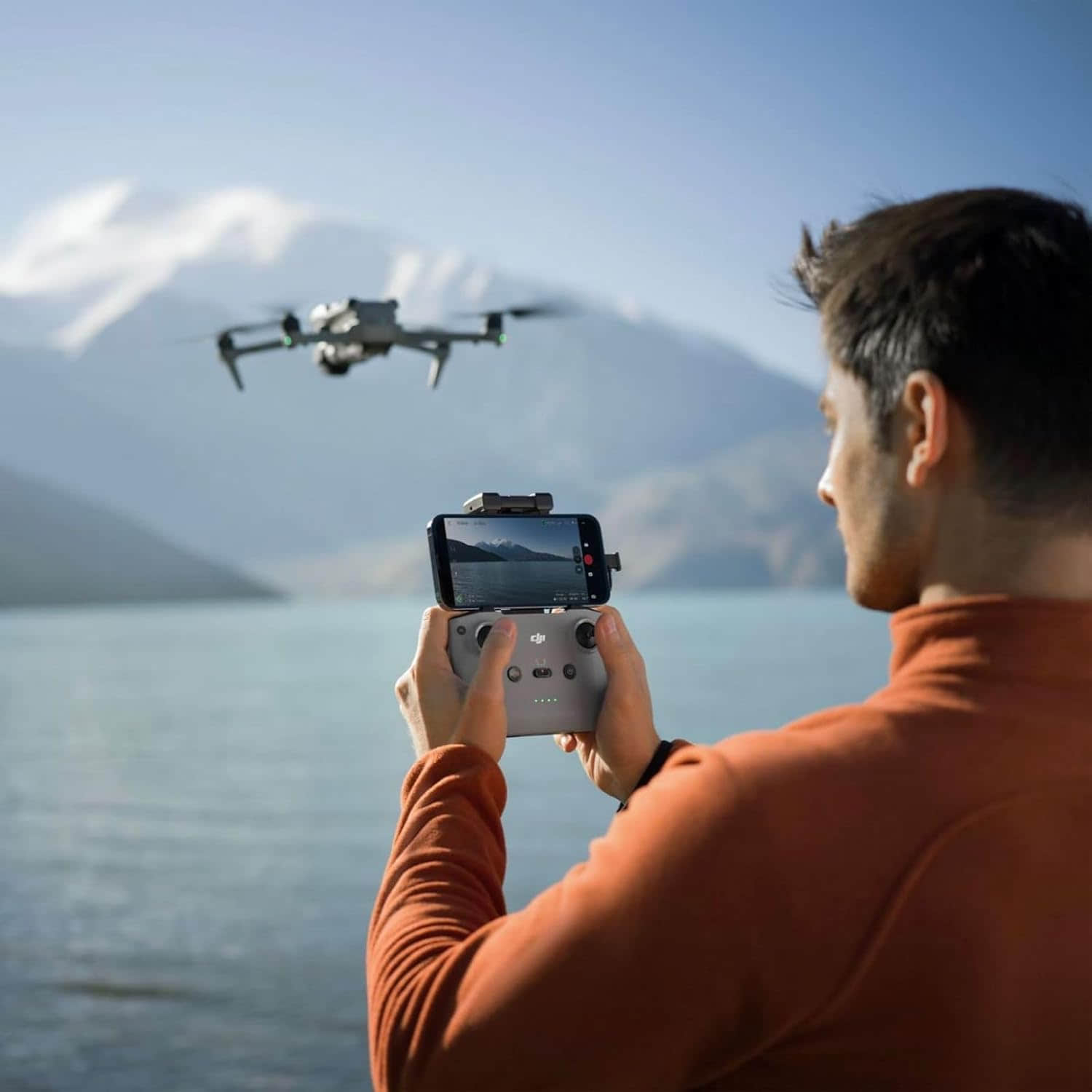 For DJI Air 3S Fly More Combo 4K/60fps HDR Video Nightscape Omnidirectional Obstacle Sensing CMOS Wide-Angle Medium Tele Drone Elite