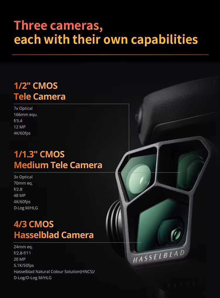 DJIi Mavic 3 Pro Fly More Combo 23-Min Max Flight Time 10km HD Video Transmission Dual Tele Cameras Hasselblad Camera Drone Elite