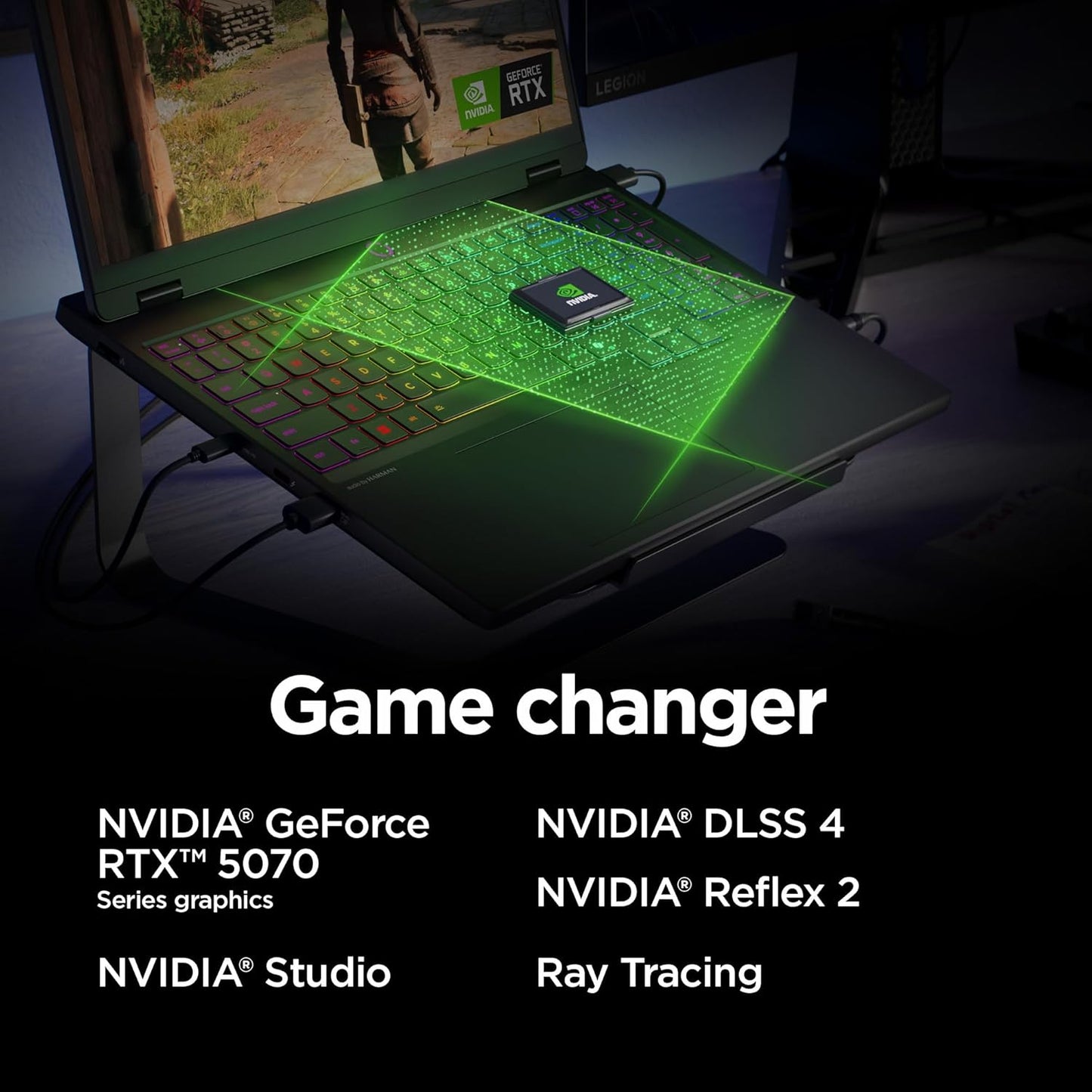 Lenovo Legion 5i – Gaming Laptop - Intel® Core™ i7-14700HX - 15" 2.5K WQXGA PureSight OLED Display–165Hz Refresh Rate–NVIDIA® GeForce RTX™ 5070 – 16 GB Memory – 1 TB Storage – 3 Months of PC GamePass Elite