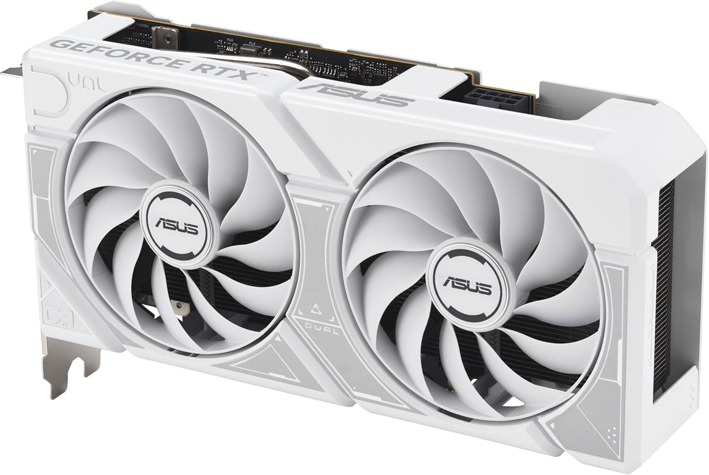 ASUS Dual GeForce RTX™ 5060 8GB GDDR7 White Edition (PCIe 5.0, 8GB GDDR7, DLSS 4, HDMI 2.1b, DisplayPort 2.1b, 2.5-Slot, Axial-tech Fan Design, 0dB Technology, Dual BIOS and More) Elite