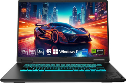 GIGABYTE - Gaming A16 Gaming Laptop - 165Hz 1920x1200 WUXGA - NVIDIA GeForce RTX 5060 - Intel i7-13620H - 1TB SSD with 16GB DDR5 RAM - Windows 11 Home AD Gaming A16 CVHI3US894SH Elite