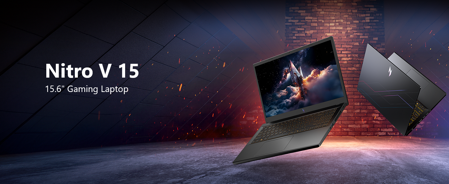 Acer Nitro V Gaming Laptop | Intel Core i5-13420H Processor | NVIDIA GeForce RTX 4050 Laptop GPU | 15.6" FHD IPS 165Hz Display | 8GB DDR5 | 512GB Gen 4 SSD | Wi-Fi 6 | Backlit KB | ANV15-52-586Z Elite