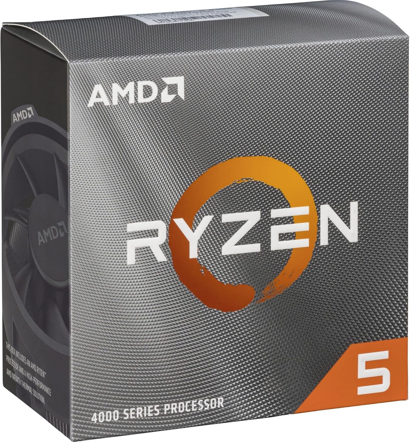AMD Ryzen 5 4500 6-Core, 12-Thread Unlocked Desktop Processor with Wraith Stealth Cooler Elite
